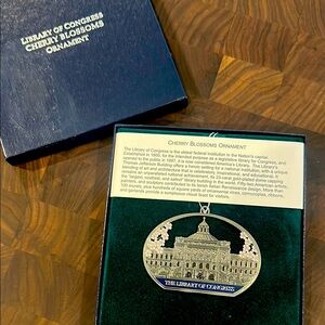 Library of Congress Cherry Blossoms Ornament
